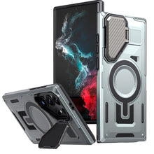 Cargar imagen en el visor de la galería, Estuche con soporte spartan Pro Con magsafe para Samsung S23 Ultra