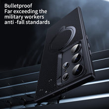 Cargar imagen en el visor de la galería, Estuche Urban Carbono con magsafe para Samsung S23 Ultra/S22 ULTRA