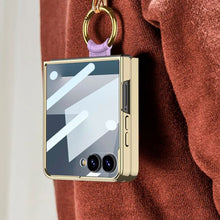 Cargar imagen en el visor de la galería, Estuche GKK Electroplata de Lujo Con correa para Samsung Z Flip7