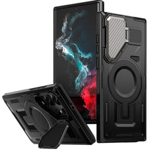 Cargar imagen en el visor de la galería, Estuche con soporte spartan Pro Con magsafe para Samsung S23 Ultra