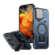 Cargar imagen en el visor de la galería, Estuche con soporte spartan Pro Con magsafe para Iphone 16 Pro max