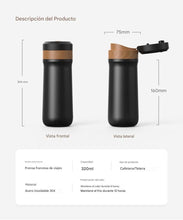 Cargar imagen en el visor de la galería, Cafetera Prensa francesa portátil Viajera Marca Icafilas