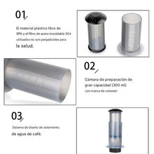 Cargar imagen en el visor de la galería, Cafetera Prensa aeropresses Coffee Marca Icafilas