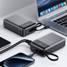 Cargar imagen en el visor de la galería, Power Bank Acefast De 20.000mah 65w con cable de datos retráctil tipo c