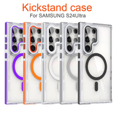 Cargar imagen en el visor de la galería, Funda transparente Magsafe colortech para Samsung S25 ultra