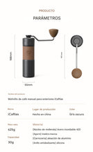 Cargar imagen en el visor de la galería, Molino Exterior Manual Coffee Grinder Marca Icafilas