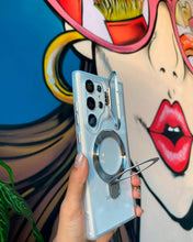 Cargar imagen en el visor de la galería, Funda transparente Magsafe Duo para Samsung S24 Ultra