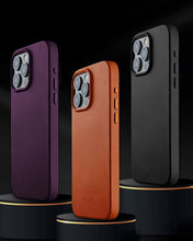 Cargar imagen en el visor de la galería, Estuche Leather Case Magsfe iPhone 15 Pro Max