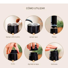 Cargar imagen en el visor de la galería, Cafetera francesa portátil de acero inoxidable Marca Icafilas