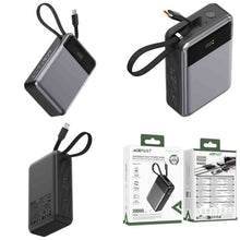 Cargar imagen en el visor de la galería, Power Bank Acefast De 20.000mah 65w con cable de datos retráctil tipo c