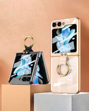 Cargar imagen en el visor de la galería, Estuche GKK Phantom Anillo De lujo para Samsung Z Flip5