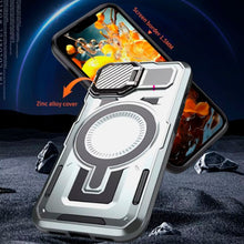Cargar imagen en el visor de la galería, Estuche con soporte spartan Pro Con magsafe para Iphone 16 Pro max