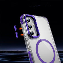 Cargar imagen en el visor de la galería, Funda transparente Magsafe colortech para Samsung S24 fe