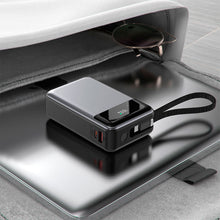 Cargar imagen en el visor de la galería, Power Bank Acefast De 20.000mah 65w con cable de datos retráctil tipo c