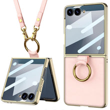 Cargar imagen en el visor de la galería, Estuche GKK Electroplata de Lujo Con correa para Samsung Z Flip7