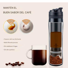 Cargar imagen en el visor de la galería, Cafetera francesa portátil de acero inoxidable Marca Icafilas