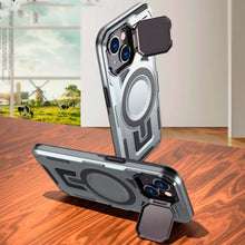 Cargar imagen en el visor de la galería, Estuche con soporte spartan Pro Con magsafe para Iphone 16 Pro max
