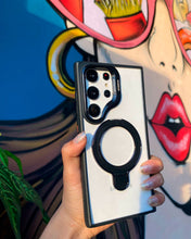 Cargar imagen en el visor de la galería, Funda transparente Magsafe Duo para Samsung S24 Ultra