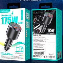 Cargar imagen en el visor de la galería, Cargador carro tres puertos 175w Max carga rápida Kakusiga ksc-1171