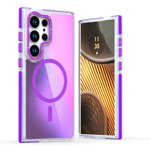 Cargar imagen en el visor de la galería, Funda transparente Magsafe Tornasol para Samsung S25 ultra