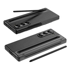 Cargar imagen en el visor de la galería, Estuche Armo urban Leather + pencil para Samsung Galaxy Z Fold7