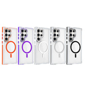 Cargar imagen en el visor de la galería, Estuche colortech transparente con Magsafe para Samsung S23 ultra