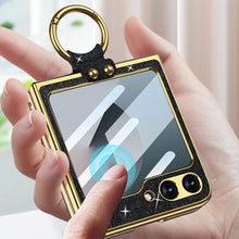 Cargar imagen en el visor de la galería, Estuche Gkk Leather Escarchado para Samsung Z Flip5