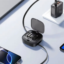 Cargar imagen en el visor de la galería, cable de datos retráctil multifuncional Acefast J3 de 60W