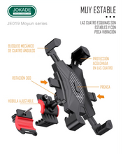 Cargar imagen en el visor de la galería, Soporte Holder Universal Porta Celular Para Moto-bicicleta JOKADE JE019