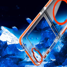 Cargar imagen en el visor de la galería, Funda transparente Magsafe colortech para Samsung z flip6