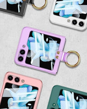 Cargar imagen en el visor de la galería, Estuche Leather Case Con Anillo para Samsung Z Flip6