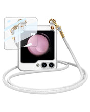 Cargar imagen en el visor de la galería, Estuche GKK Handbag + glass Con Correa para Samsung Z Flip5
