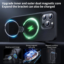 Cargar imagen en el visor de la galería, Estuche Urban Carbono con magsafe para IPhone 16 pro max