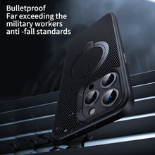 Cargar imagen en el visor de la galería, Estuche Urban Carbono con magsafe para IPhone 16 pro max