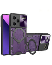 Cargar imagen en el visor de la galería, Estuche Proteccion Camara Con Soporte Xiaomi Redmi Note 13 Pro Plus 5G