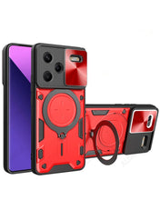 Cargar imagen en el visor de la galería, Estuche Proteccion Camara Con Soporte Xiaomi Redmi Note 13 Pro Plus 5G
