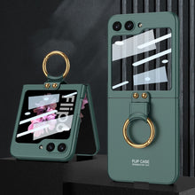 Cargar imagen en el visor de la galería, Estuche Leather Case Con Anillo para Samsung Z Flip6