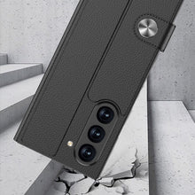 Cargar imagen en el visor de la galería, Funda Leather Card+Glass Para Samsung Galaxy Z Fold6