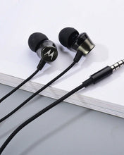 Cargar imagen en el visor de la galería, Audífonos Manos Libres Motorola con micrófonos control vol original