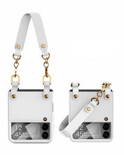 Cargar imagen en el visor de la galería, Estuche GKK Handbag + glass Con Correa para Samsung Z Flip 4