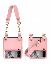 Cargar imagen en el visor de la galería, Estuche GKK Handbag + glass Con Correa para Samsung Z Flip 4