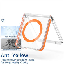 Cargar imagen en el visor de la galería, Funda transparente Magsafe colortech para Samsung z flip7