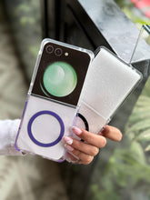 Cargar imagen en el visor de la galería, Funda transparente Magsafe colortech para Samsung z flip7