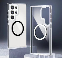 Cargar imagen en el visor de la galería, Funda transparente Magsafe colortech para Samsung S25 ultra