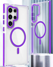 Cargar imagen en el visor de la galería, Funda transparente Magsafe colortech para Samsung S24