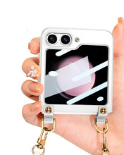 Cargar imagen en el visor de la galería, Estuche GKK Handbag + glass Con Correa para Samsung Z Flip5