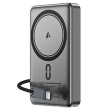 Cargar imagen en el visor de la galería, Power Bank Acefast De 10.000mah 22.5w con cable de datos retráctil tipo c Inalambrico