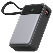 Cargar imagen en el visor de la galería, Power Bank Acefast De 20.000mah 65w con cable de datos retráctil tipo c