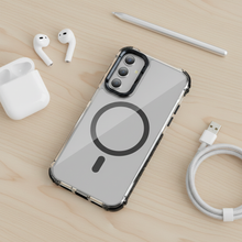 Cargar imagen en el visor de la galería, Funda transparente Magsafe colortech para Samsung S24 fe