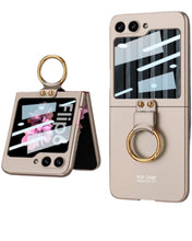 Cargar imagen en el visor de la galería, Estuche Leather Case Con Anillo para Samsung Z Flip6